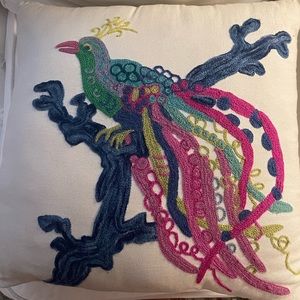 Anyhropologie Peacock Pillow Set